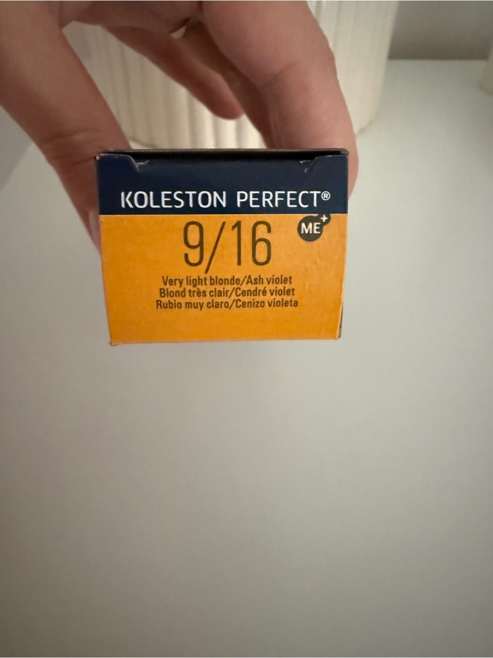 Wella Koleston Perfect ME+ 9/16 Very Light Blonde Ash Violet NEW